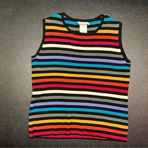 Rainbow vest 100% cotton